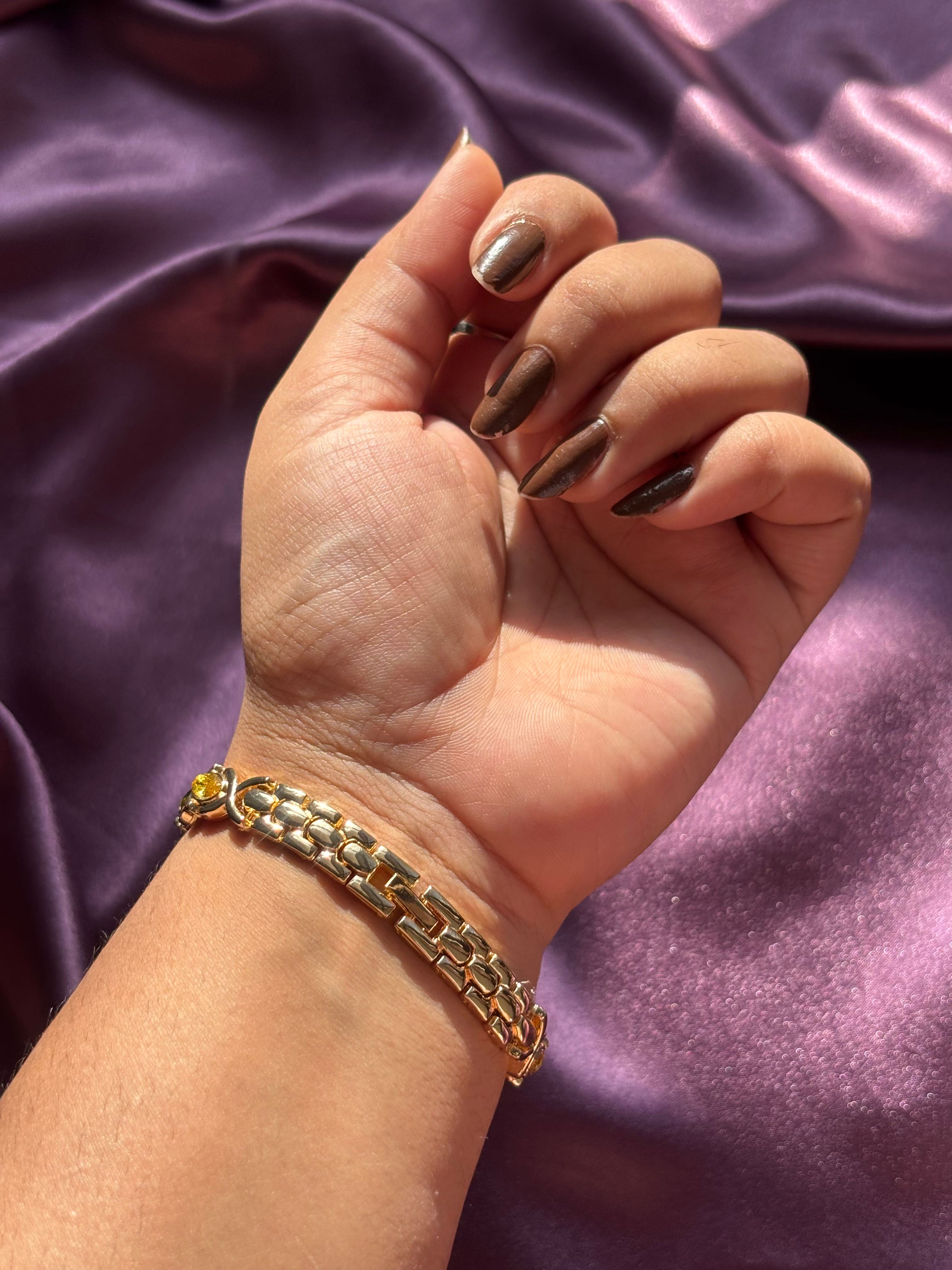 Classic Gold Gem Watch