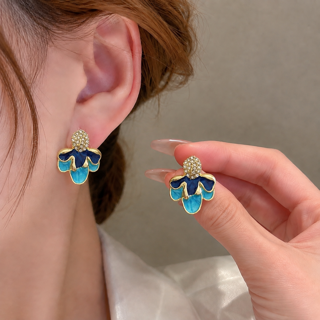 Korean Blue Flower Earrings — rn-image_picker_lib_temp_d0dfcd49-46da-4034-a1b5-defe2c7bc562