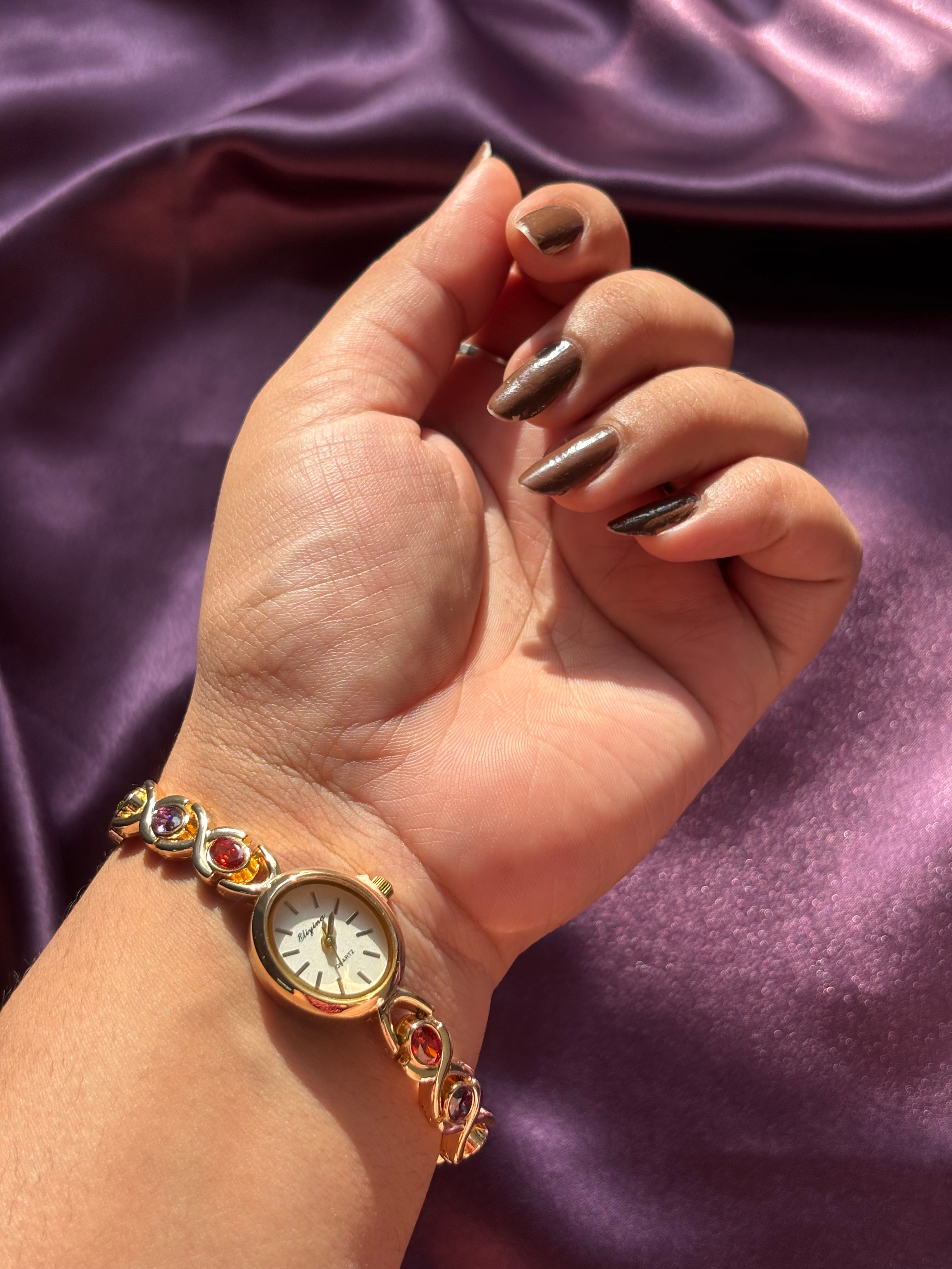 Classic Gold Gem Watch