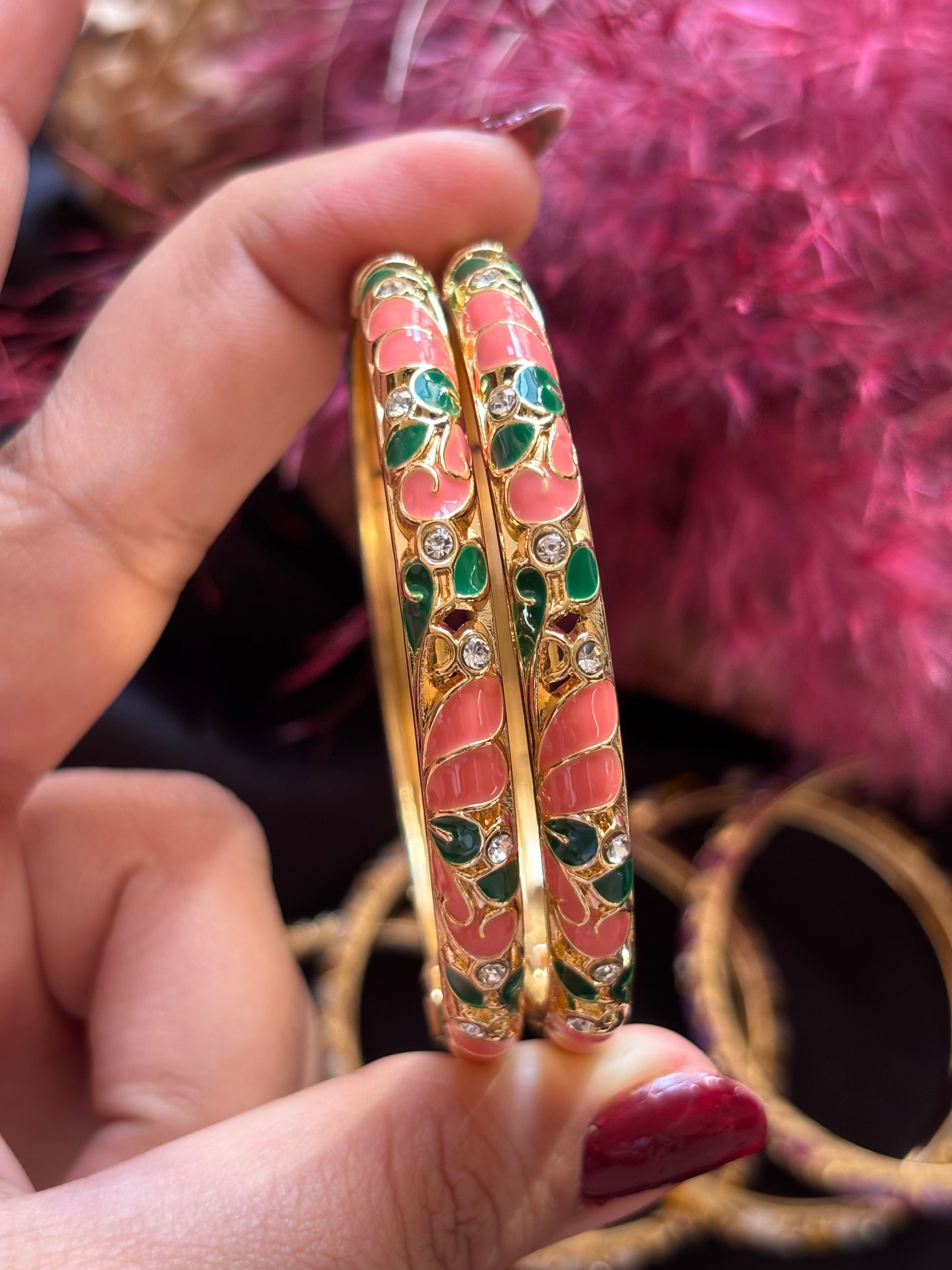 Stone Enamel Kada