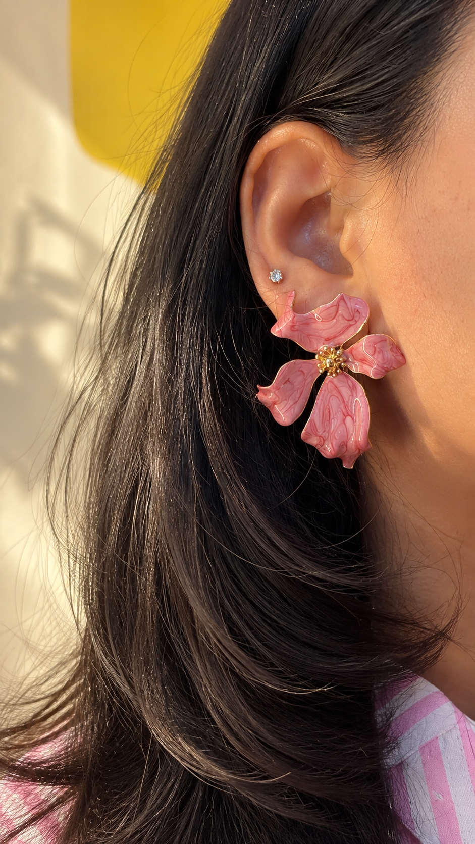 Floral Bloom Statement Earrings