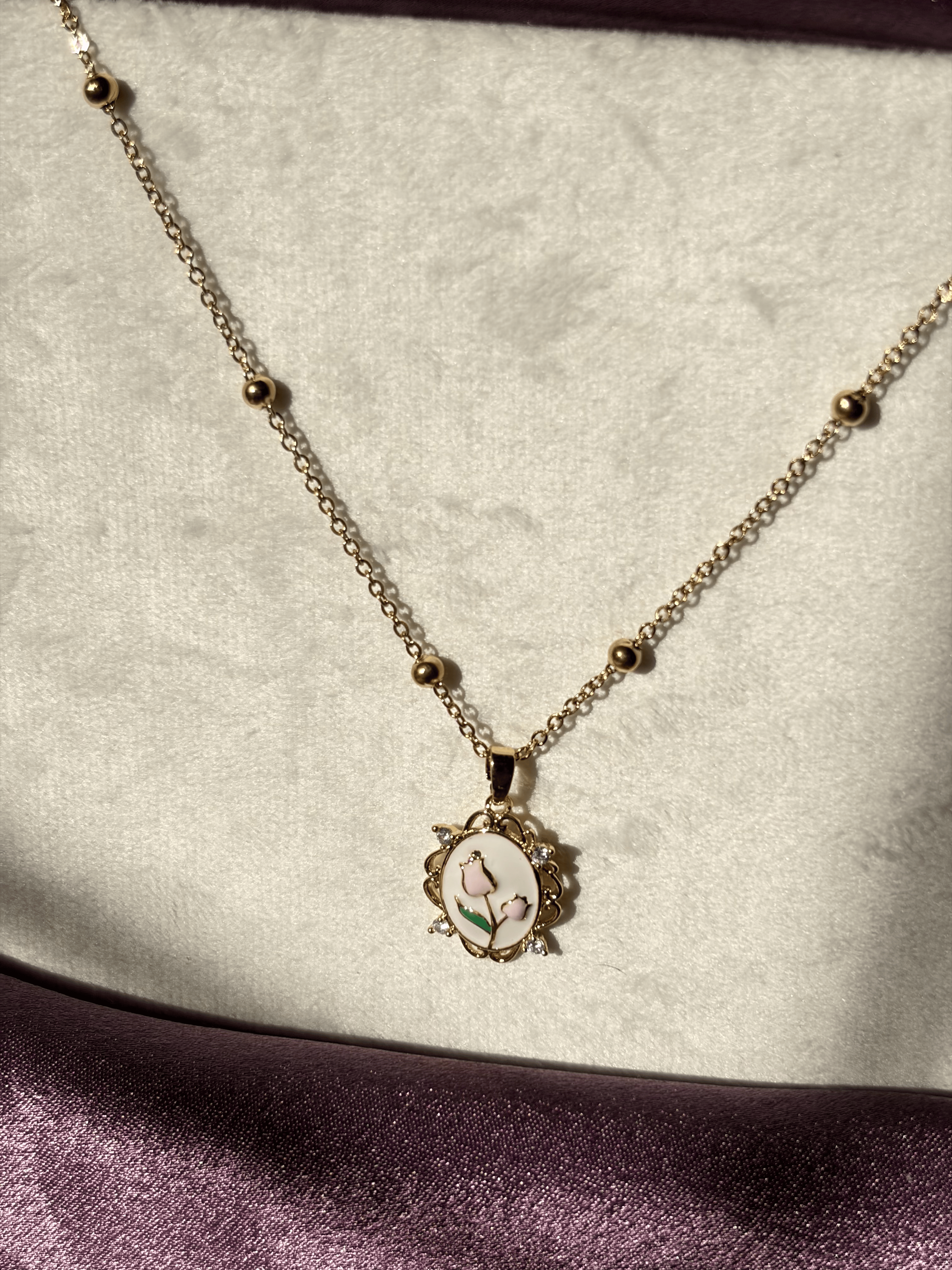 Vintage Tulip Pendant