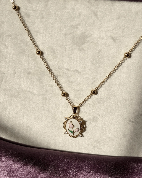 Vintage Tulip Pendant