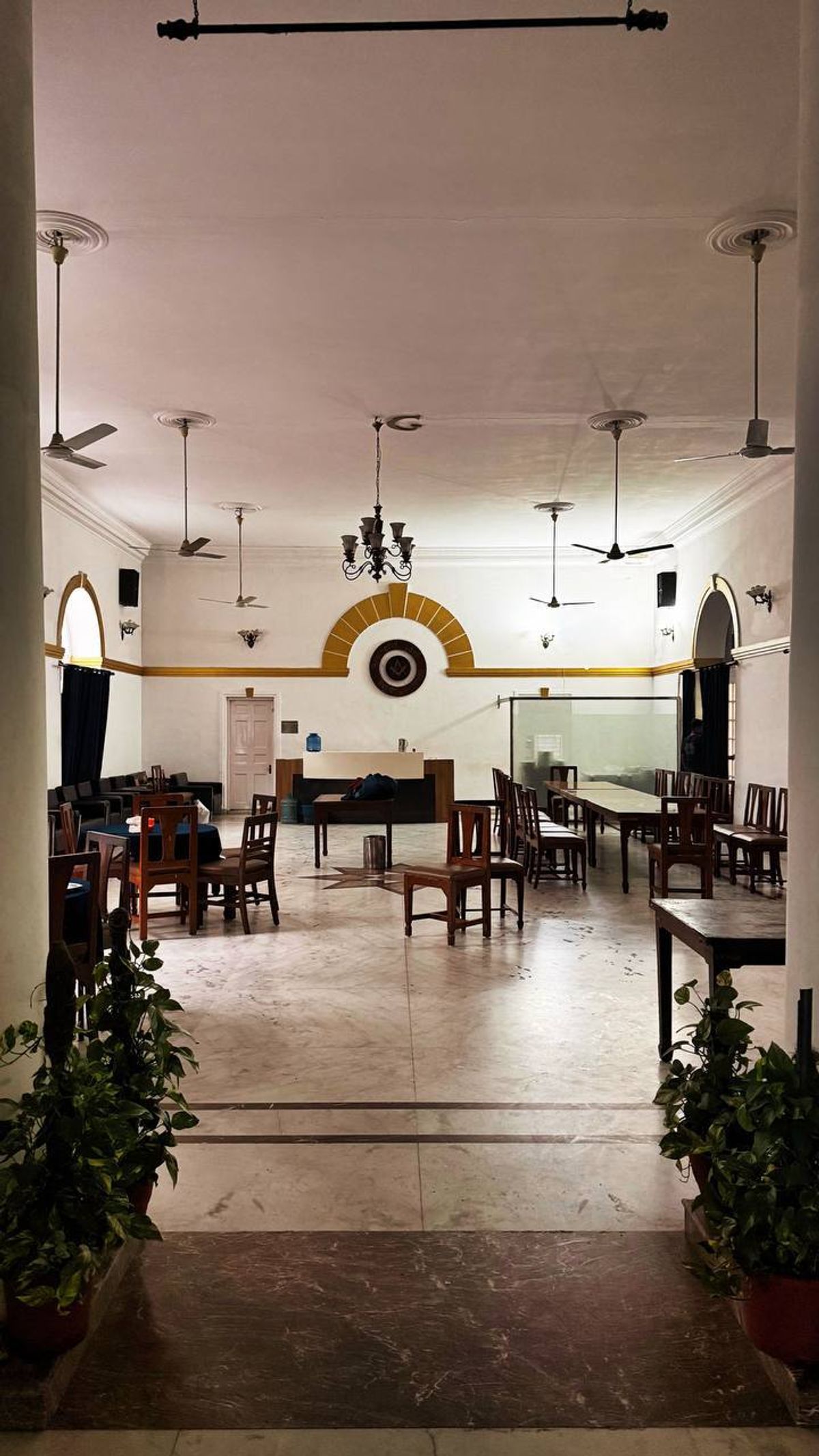 Banquet hall interior