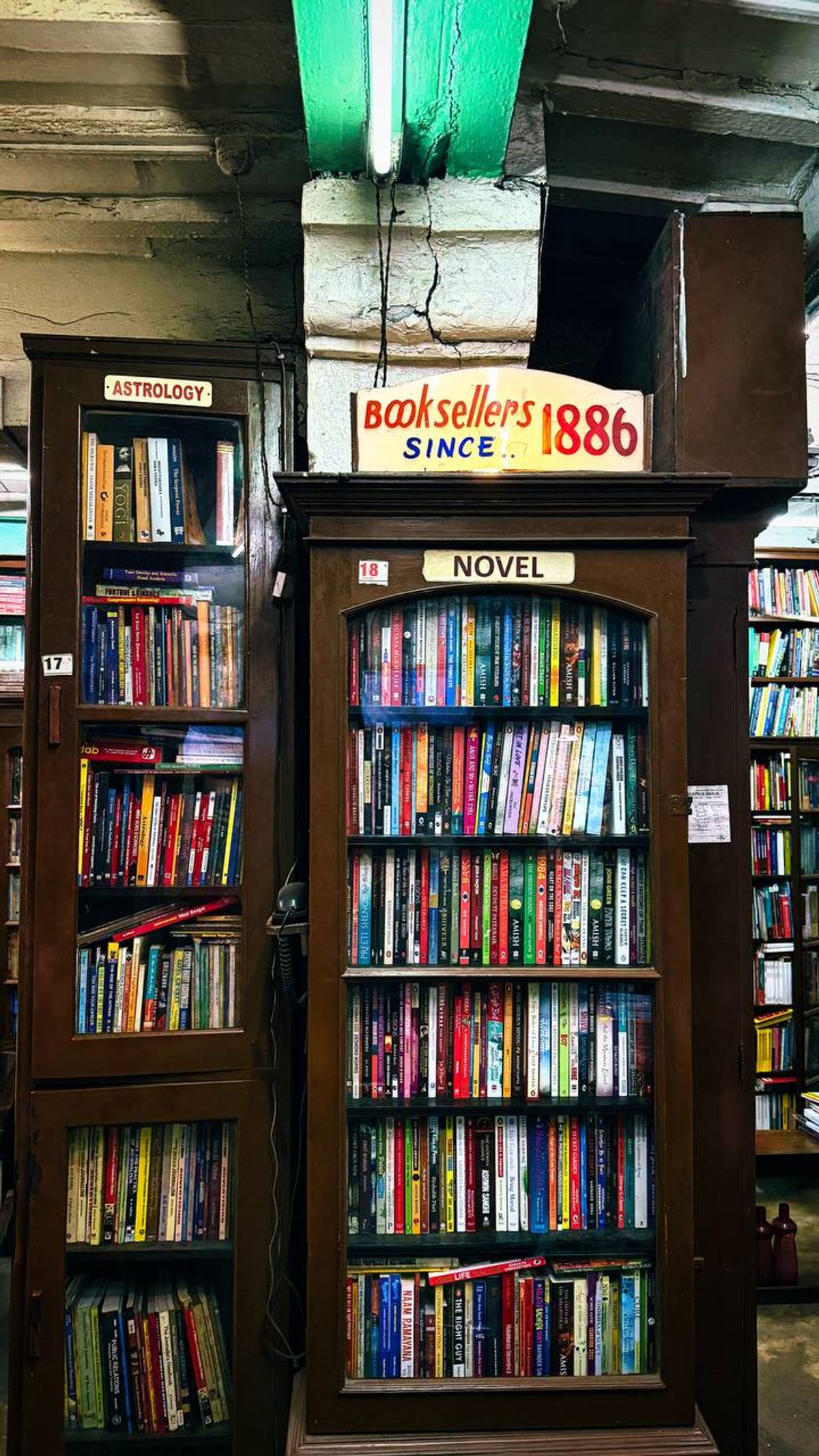 Vintage bookshelves since 1886