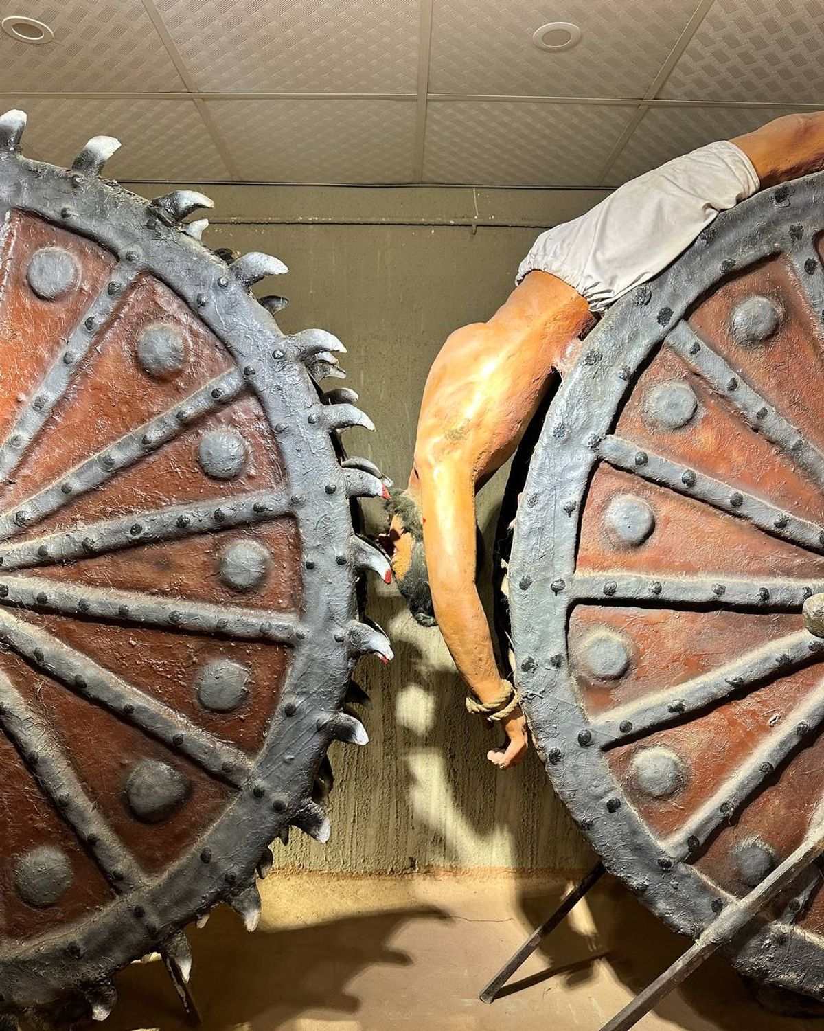 Martyrs gallery depicting torture device