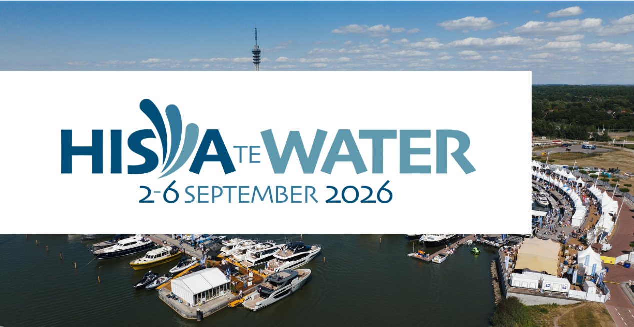HISWA te Water announcement poster: 2 to 6 September 2026