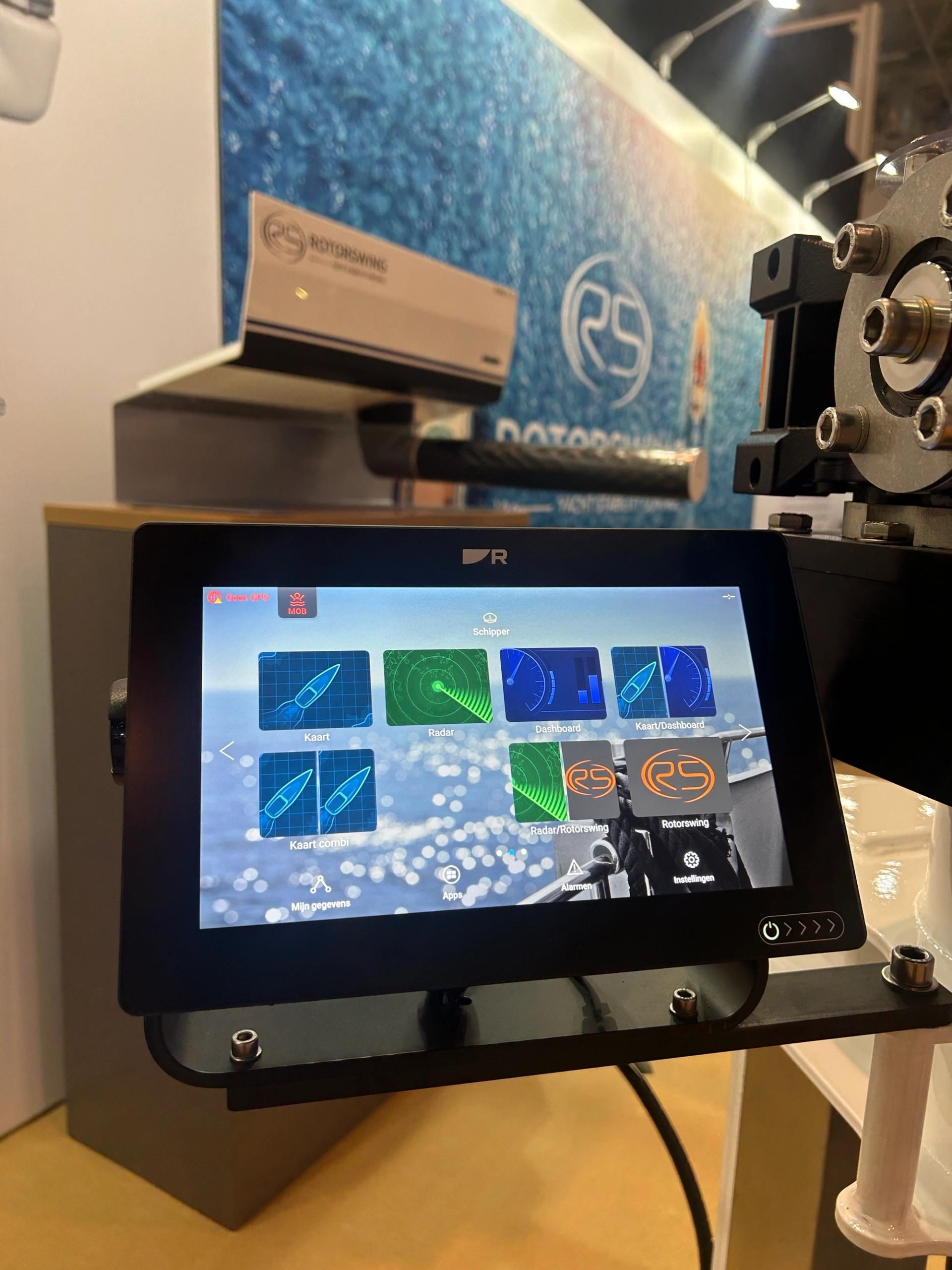 Glass Bridge display showing integrated marine systems