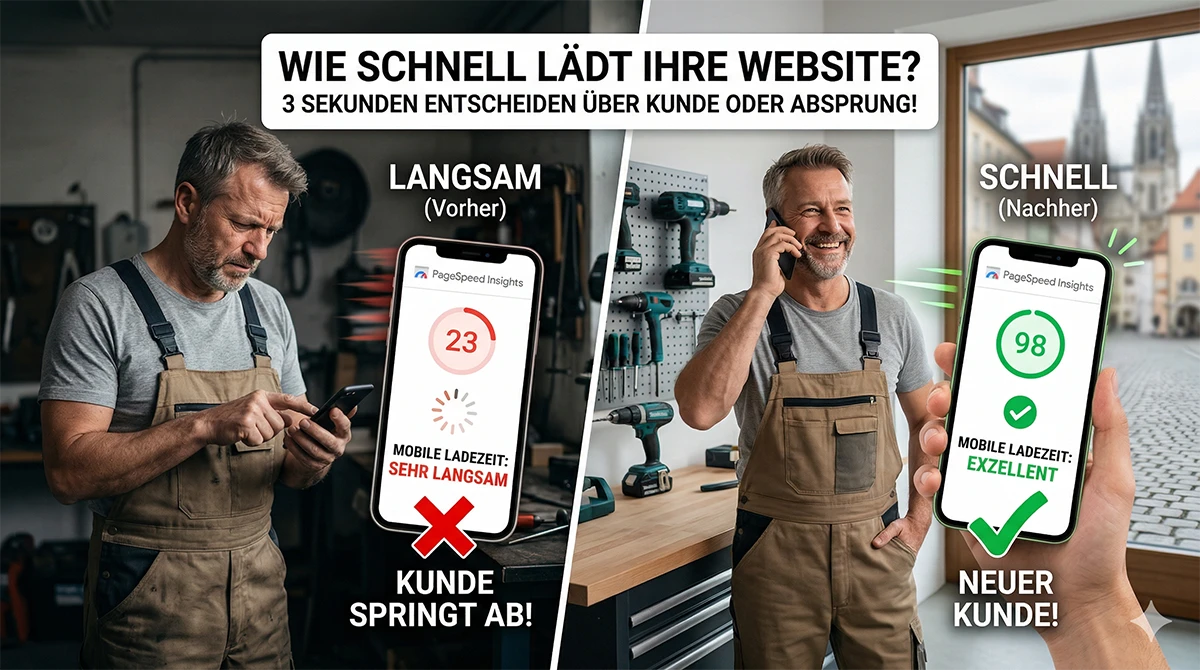 Wie schnell lädt Ihre Website? Warum 3 Sekunden über Kunden oder Absprung entscheiden