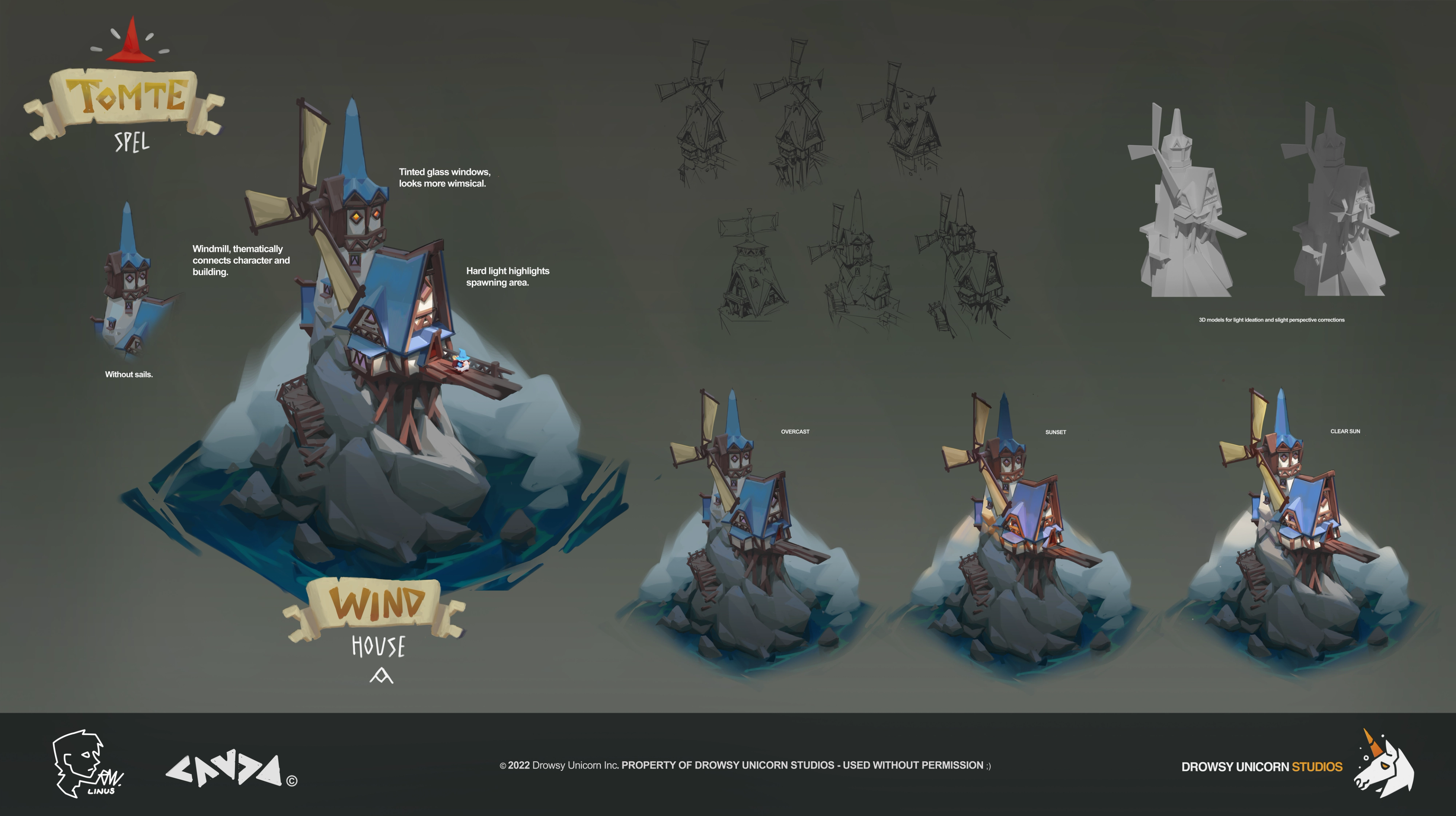 A prop concept for a game concept that I used as part of my application to The Game Assembly