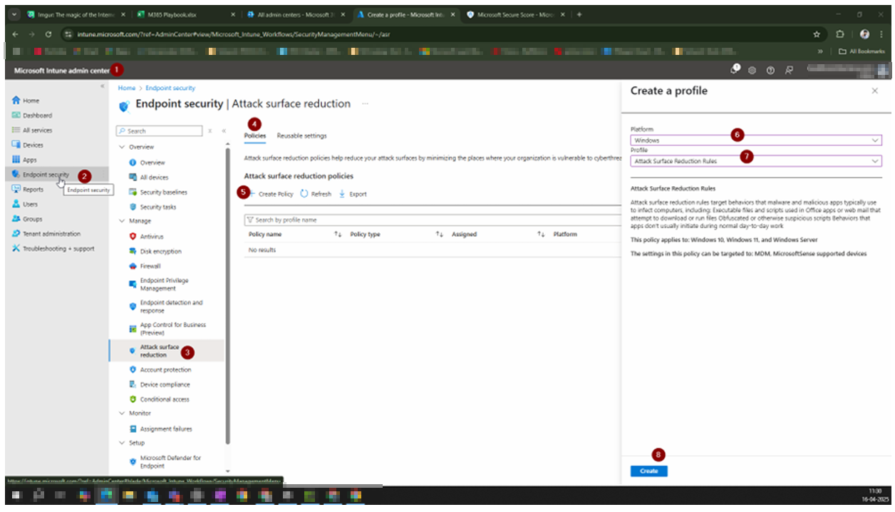 Log in to Microsoft Intune Admin Center