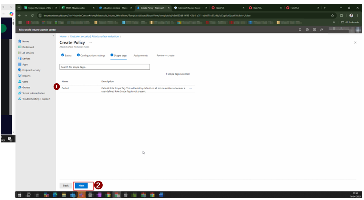 Configure Scope Tags and Assignments