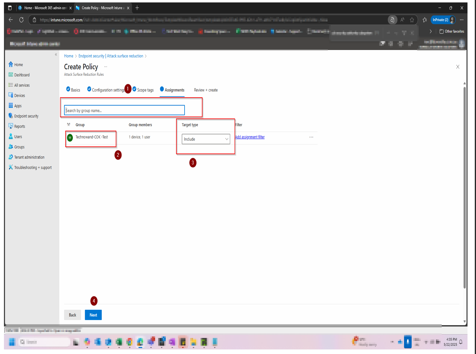 Assigning Scope tags