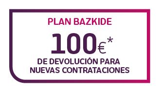 100 euros de devolución para nuevas contrataciones