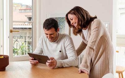 Persona con ordenador