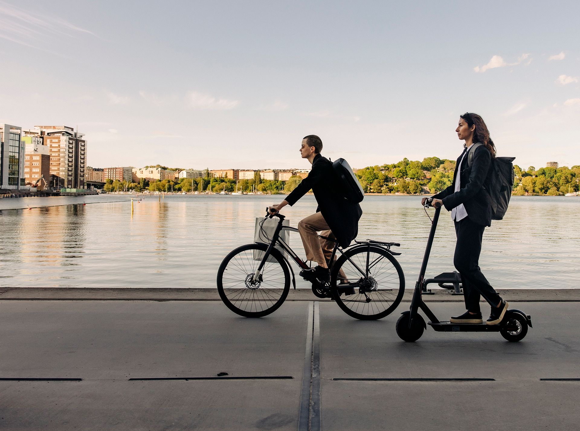 Bici y patienete