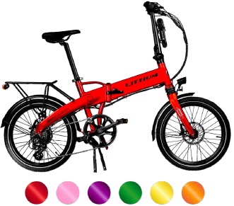 LITTIUM RAINBOW BIZIKLETA ELEKTRIKOA, EDIZIO MUGATUKOA (10,4 Ah) (Zenbait kolore aukeran)