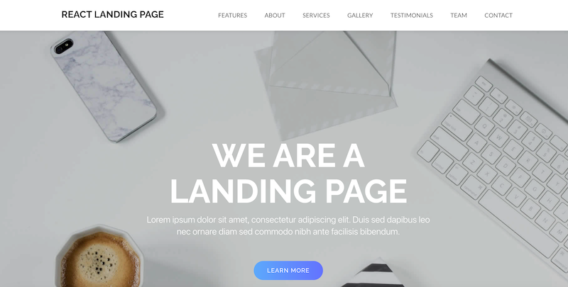 image of React-Landing-Page-Template image of React-Landing-Page-Template