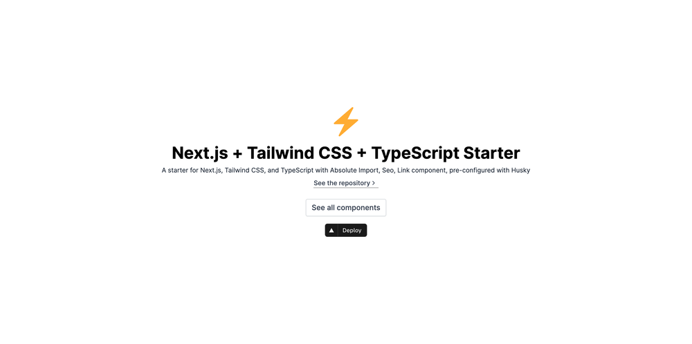 ts-nextjs-tailwind-starter screenshot | ATemplate.com