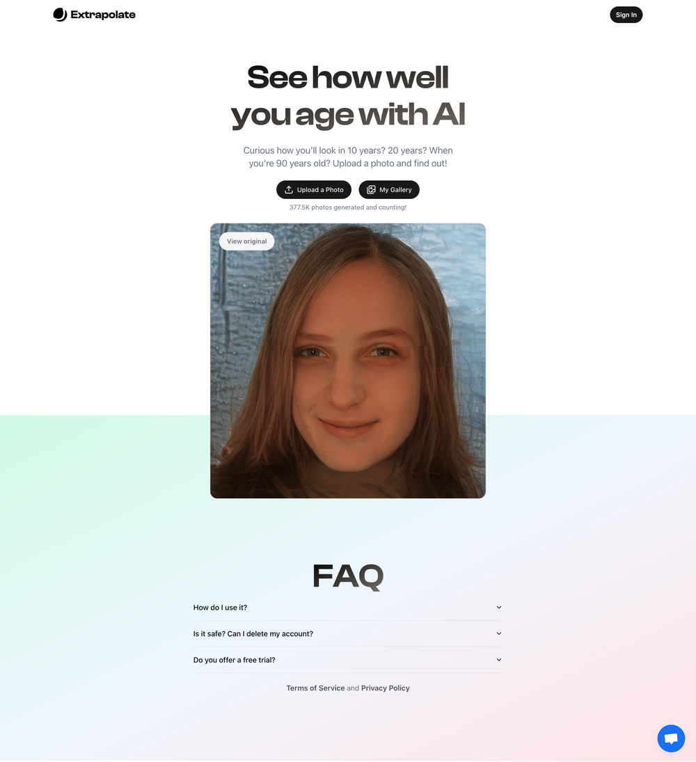 extrapolate screenshot | ATemplate.com