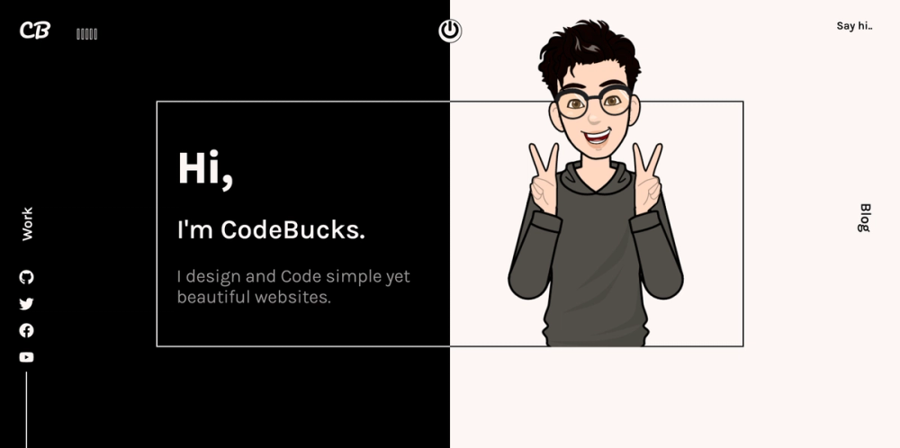 react-portfolio-final screenshot | ATemplate.com