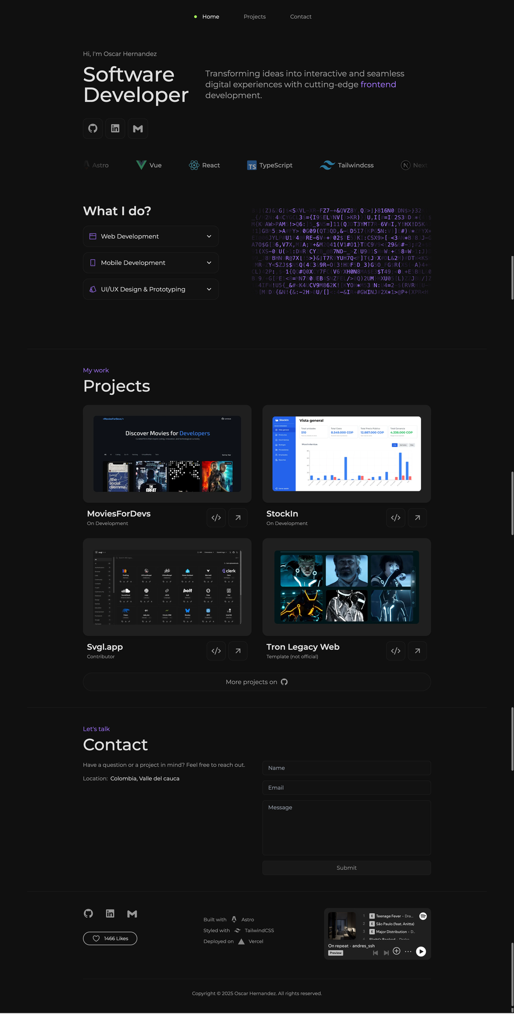 Portfolio screenshot | ATemplate.com