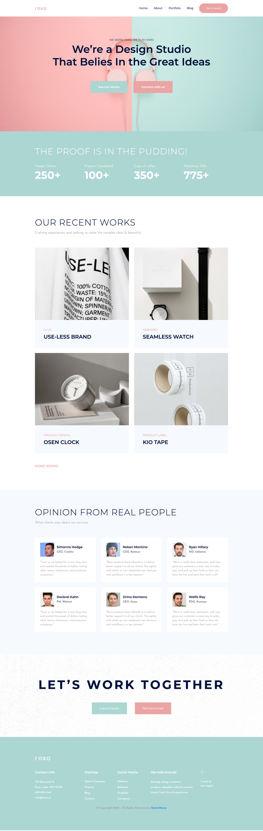 roxo-jekyll screenshot | ATemplate.com