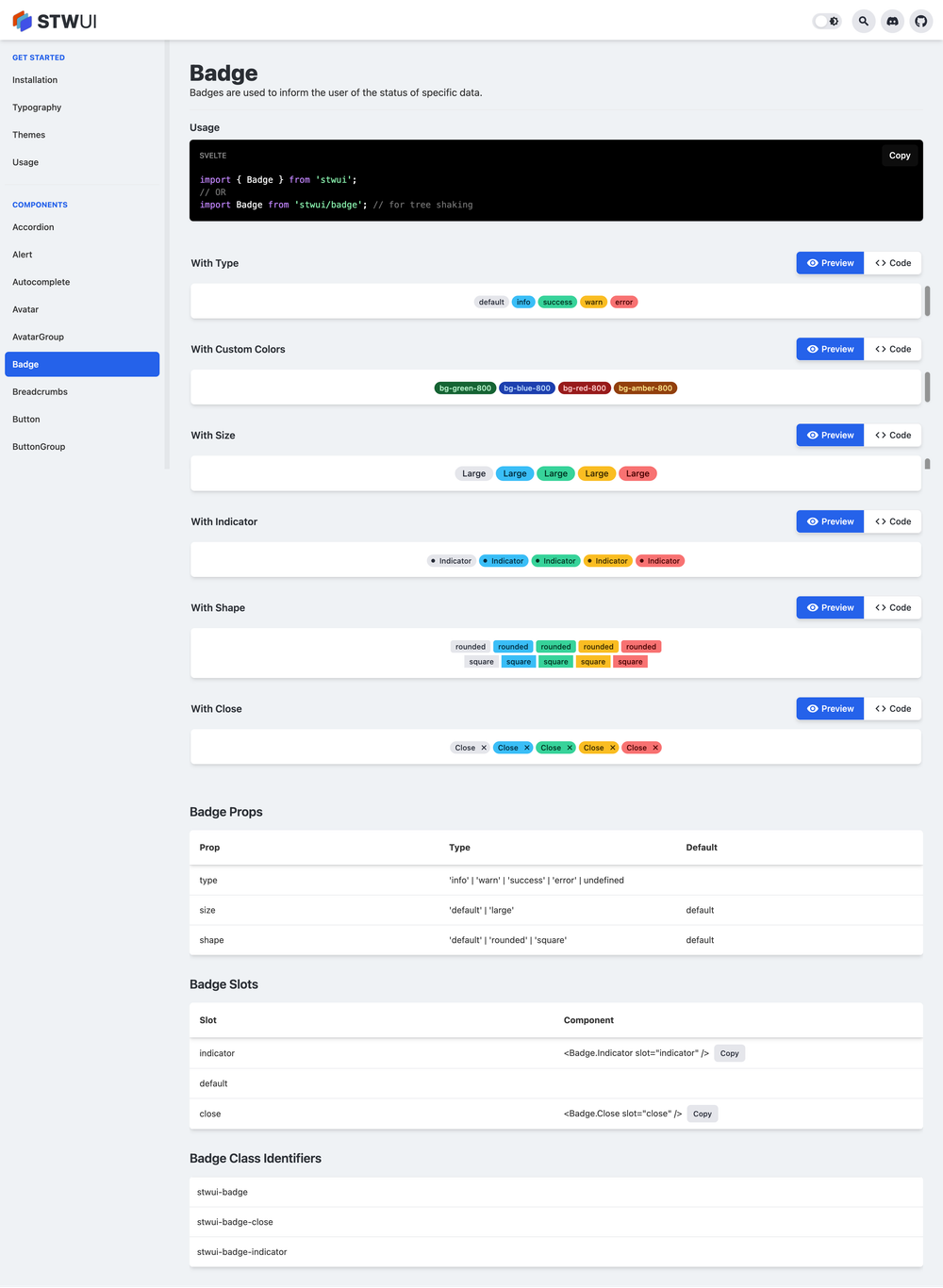 stwui screenshot | ATemplate.com