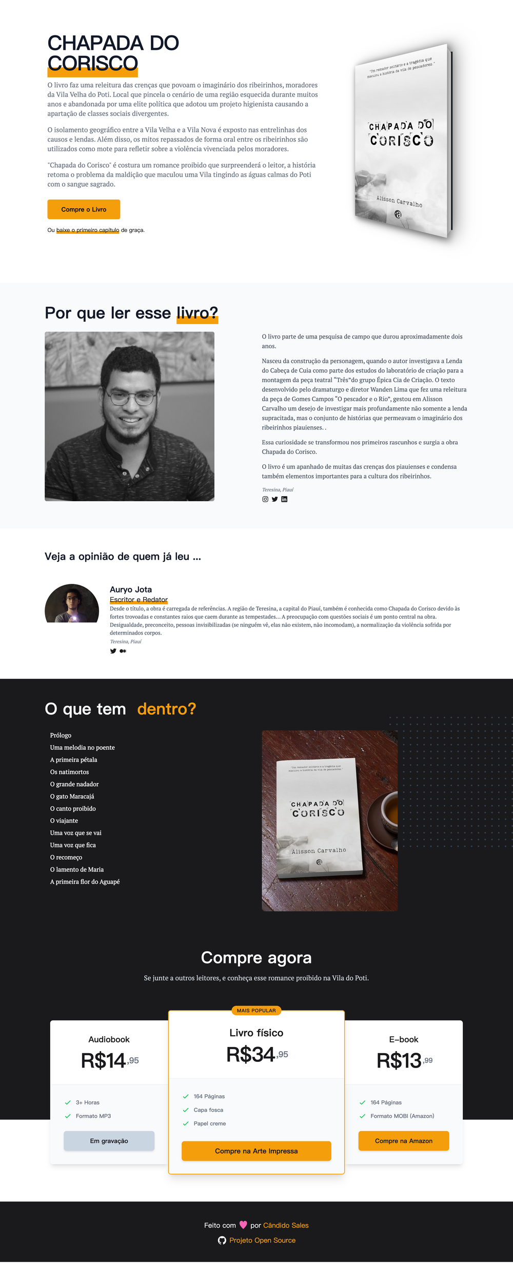 landing-page-book screenshot | ATemplate.com