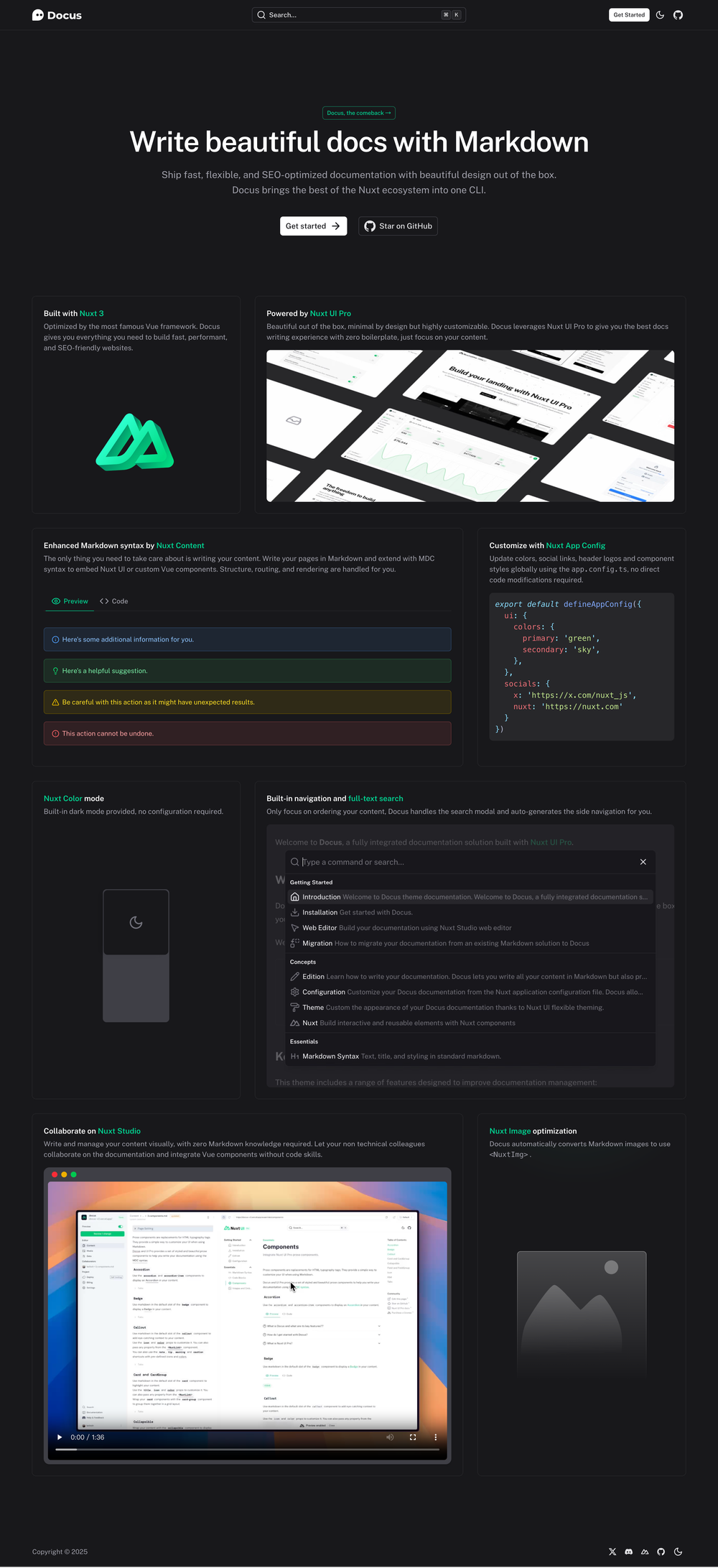 Docus screenshot | ATemplate.com