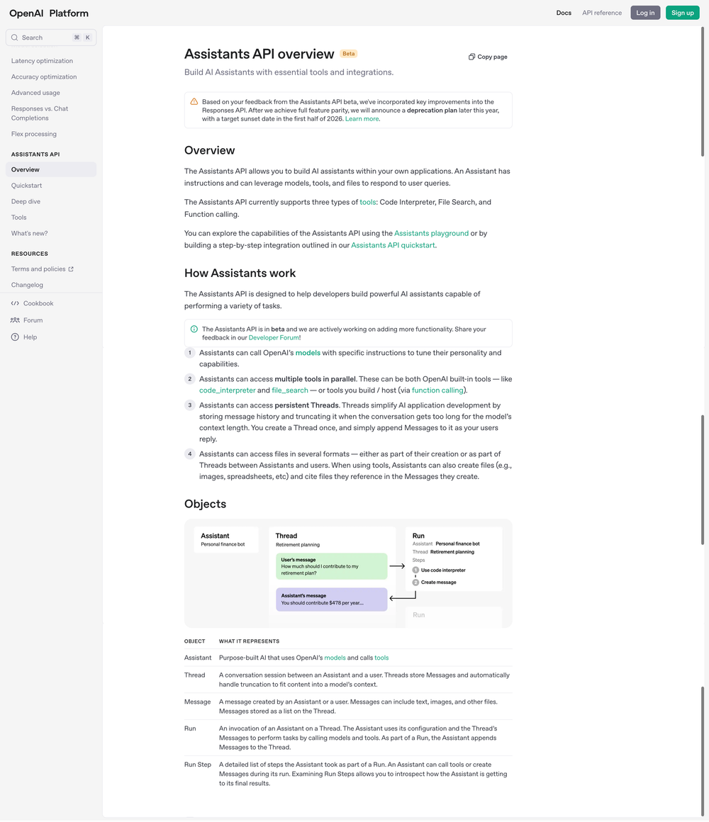 openai-assistants-quickstart screenshot | ATemplate.com