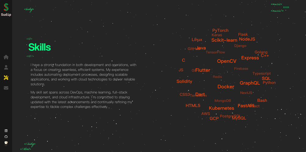 personal-portfolio screenshot | ATemplate.com