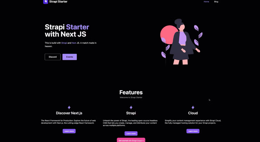 nextjs-corporate-starter screenshot | ATemplate.com