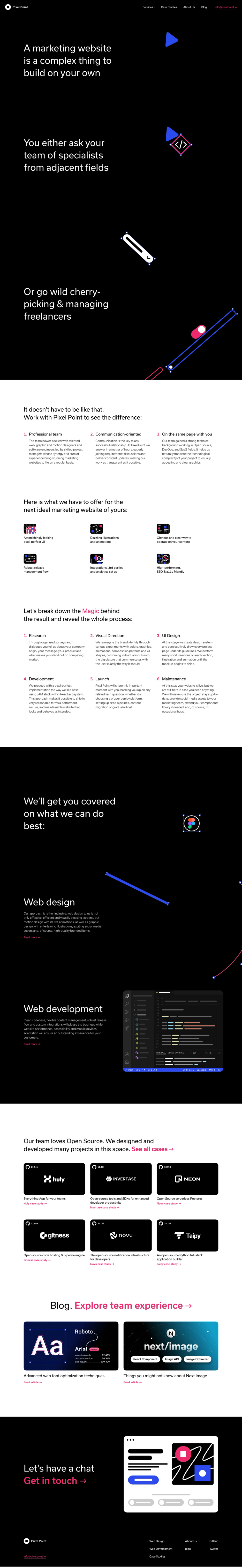 pixelpoint-website screenshot | ATemplate.com