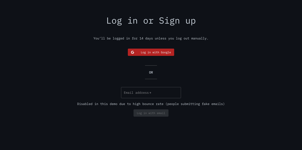 SaaS Boilerplate screenshot | ATemplate.com