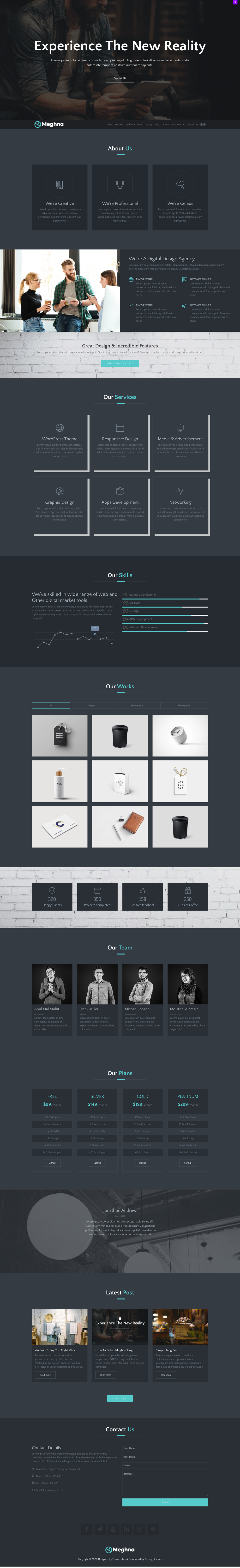 meghna-hugo screenshot | ATemplate.com