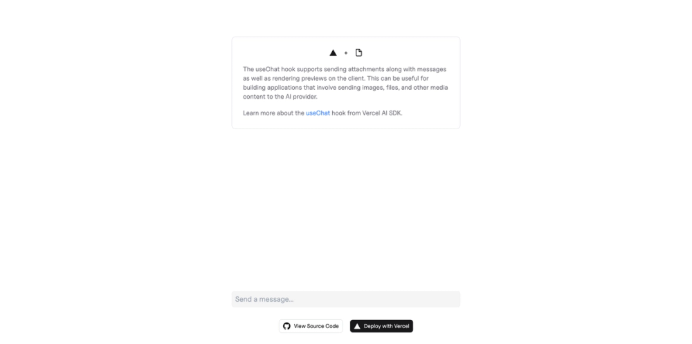 Multi-Modal Chatbot screenshot | ATemplate.com