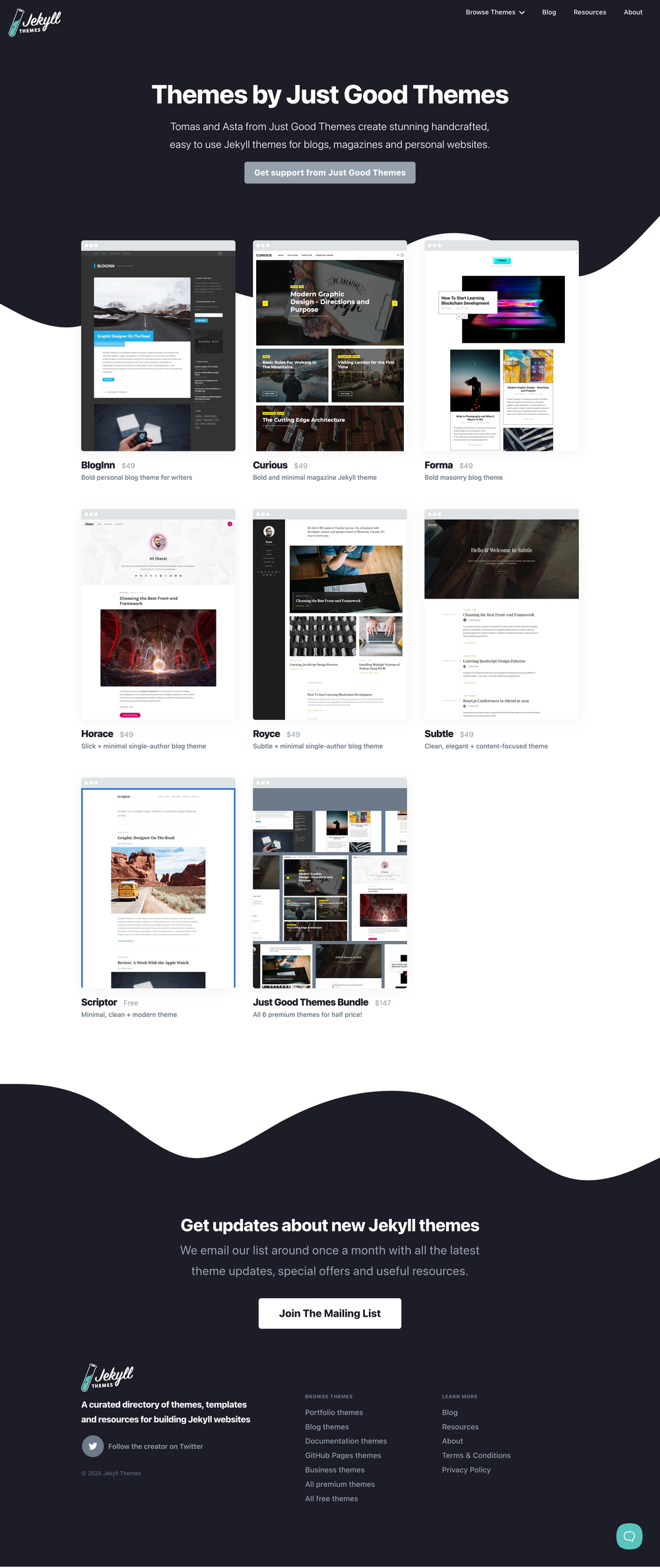 Scriptor screenshot | ATemplate.com