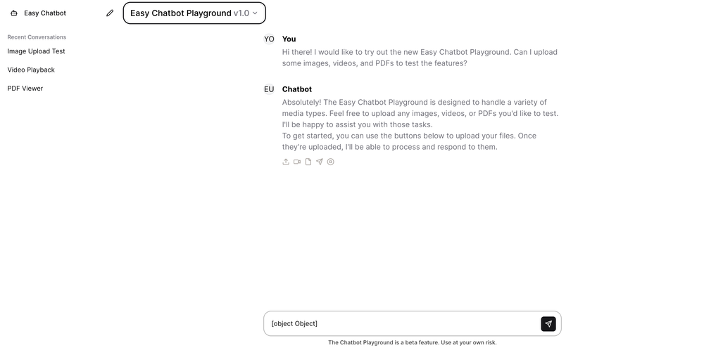 easy-chatbot screenshot | ATemplate.com