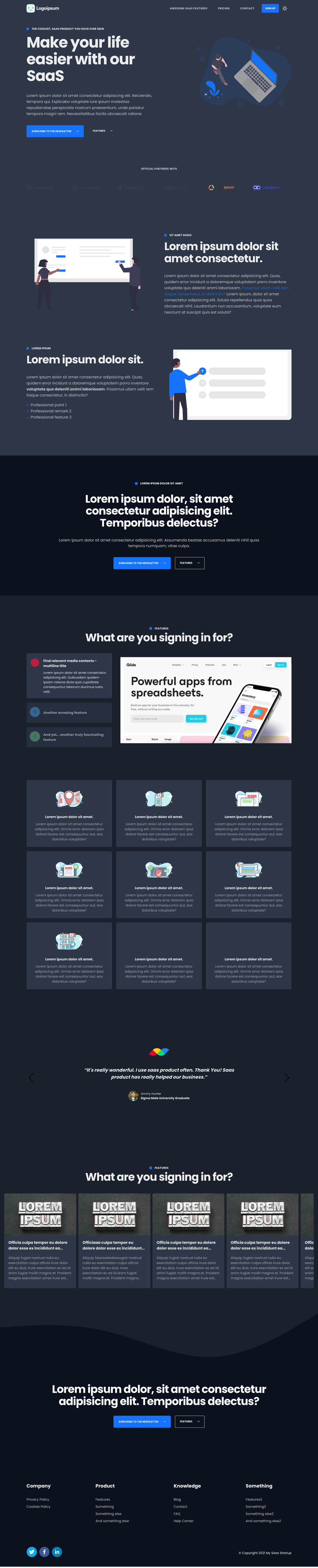 next-saas-starter screenshot | ATemplate.com