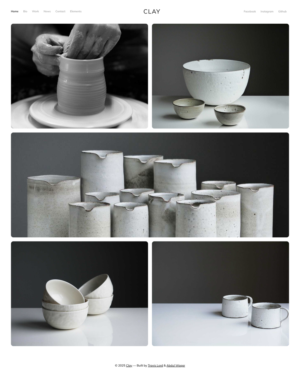 Clay Theme screenshot | ATemplate.com