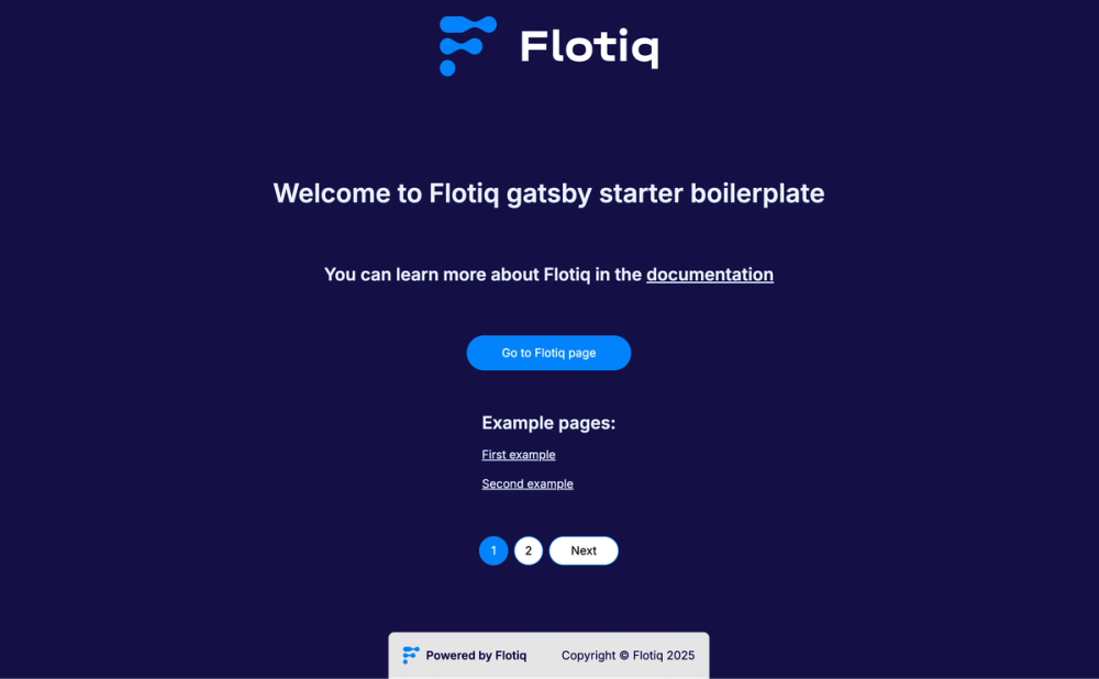 gatsby-starter-boilerplate screenshot | ATemplate.com