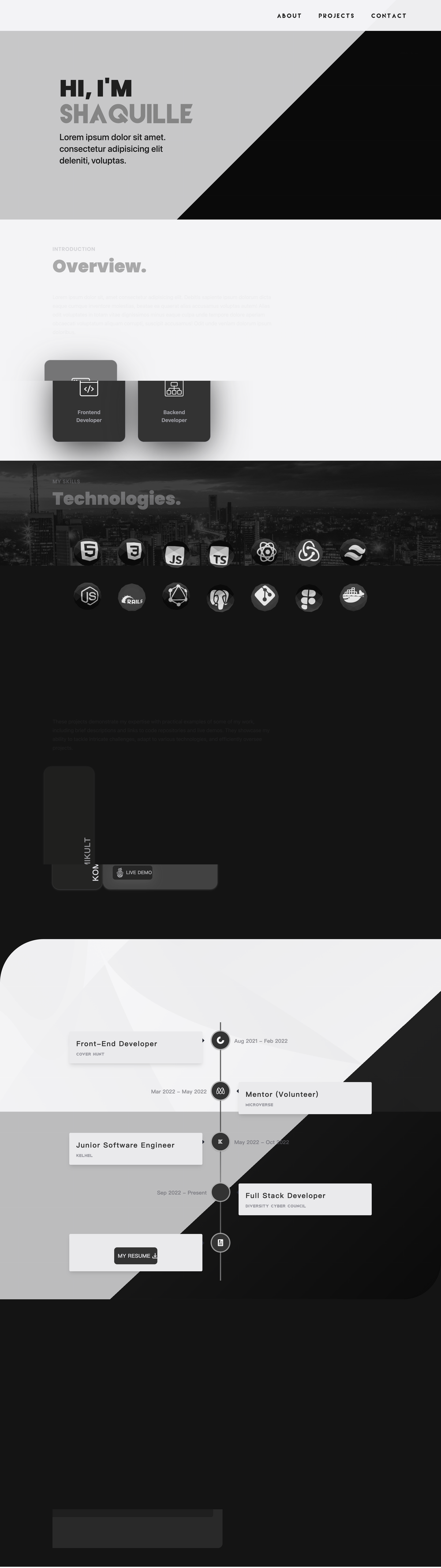 Portfolio-Template screenshot | ATemplate.com
