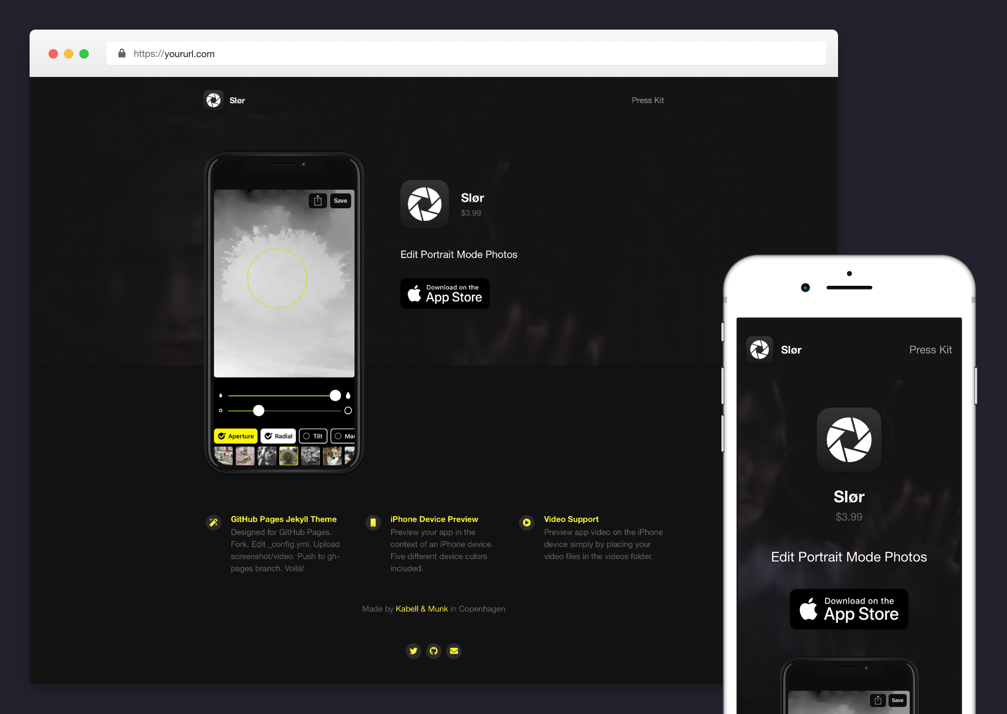 automatic-gatsbyjs-landing-page screenshot | ATemplate.com