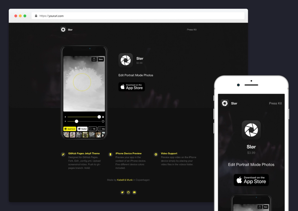 automatic-gatsbyjs-landing-page screenshot | ATemplate.com