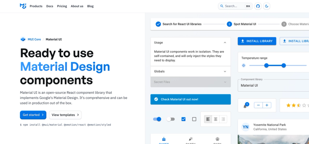 image of Material UI image of Material UI