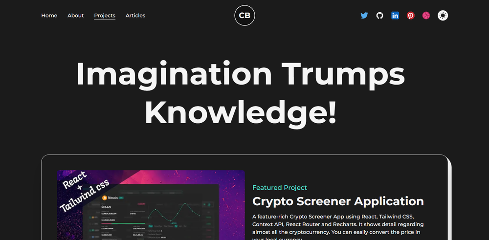 Developer-Portfolio-Starter screenshot | ATemplate.com