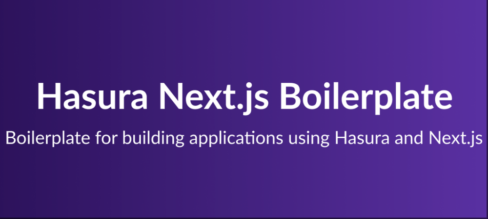 image of nextjs-hasura-boilerplate