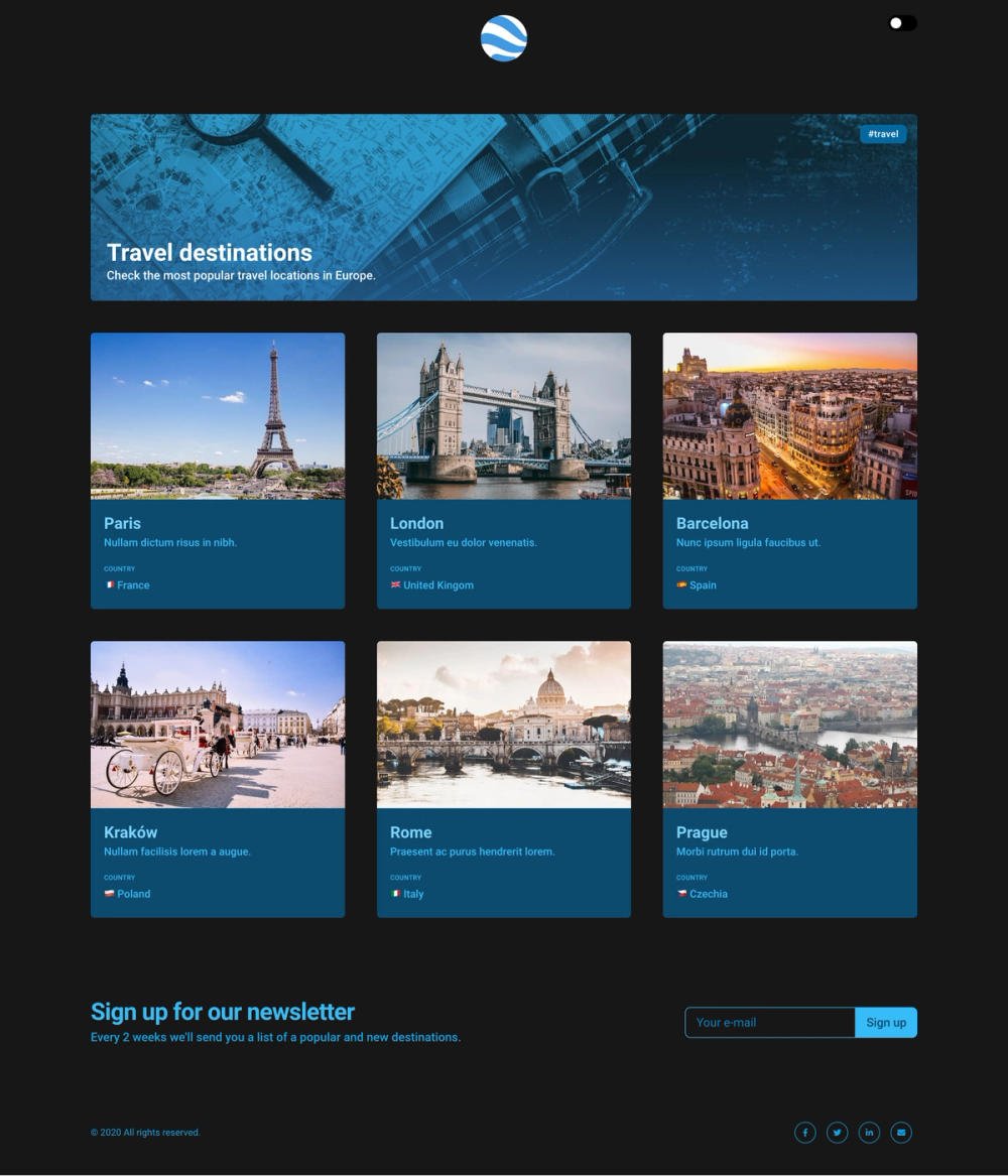 gatsby-airtable-listing screenshot | ATemplate.com