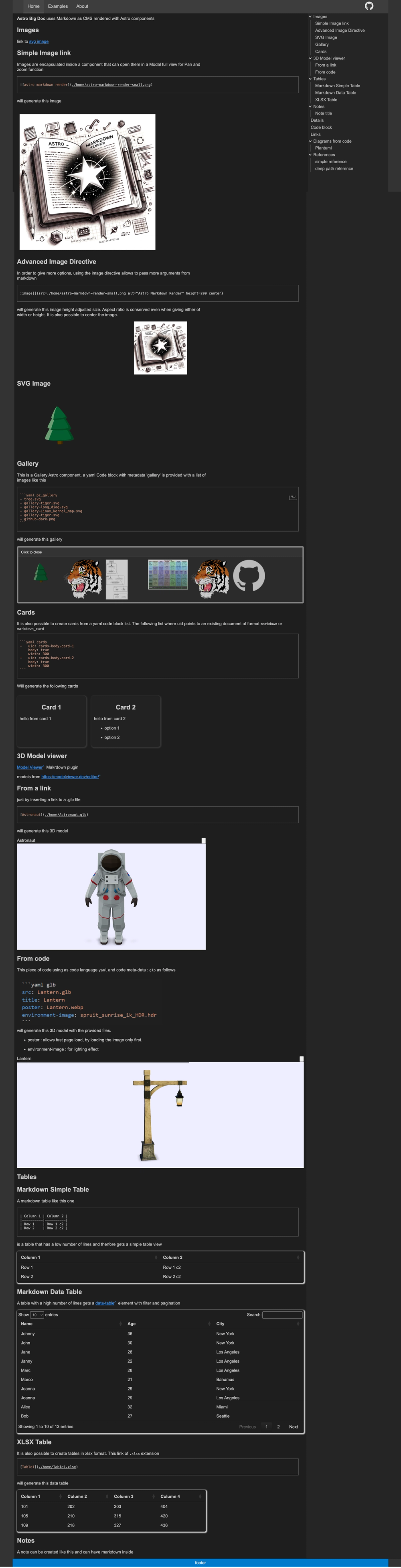 astro-big-doc screenshot | ATemplate.com